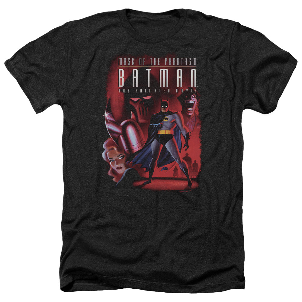 BATMAN/PHANTASM COVER - ADULT HEATHER - BLACK