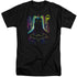 BATMAN/KNIGHT LIGHTS - S/S ADULT TALL 18/1 - BLACK