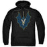 BATMAN/BAT FILL - ADULT PULLOVER HOODIE - BLACK