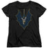 BATMAN/BAT FILL - S/S WOMENS TEE - BLACK