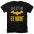 BATMAN/DAD BY DAY - ADULT HEATHER - BLACK