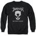 BATMAN/BLACK METAL BATMAN - ADULT CREWNECK SWEATSHIRT - BLACK