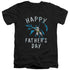 BATMAN/FATHERS DAY - S/S ADULT V-NECK 30/1 - BLACK