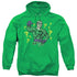 BATMAN/DISEASED CRIMINAL - ADULT PULLOVER HOODIE - KELLY GREEN
