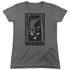BATMAN/AMERICAN BATMAN - S/S WOMENS TEE - CHARCOAL