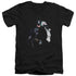 BATMAN/JOKER CHOKE - S/S ADULT V-NECK 30/1 - BLACK