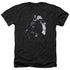 BATMAN/JOKER CHOKE - ADULT HEATHER - BLACK