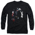 BATMAN/JOKER HARLEY CHOKE - L/S ADULT 18/1 - BLACK