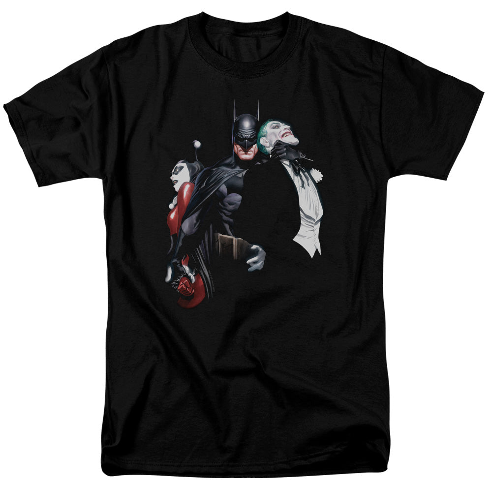 BATMAN/JOKER HARLEY CHOKE - S/S ADULT 18/1 - BLACK