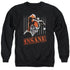 BATMAN/INSANE - ADULT CREWNECK SWEATSHIRT - BLACK
