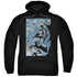 BATMAN/SEURBAT - ADULT PULLOVER HOODIE - BLACK