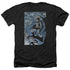 BATMAN/SEURBAT - ADULT HEATHER - BLACK