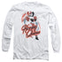 BATMAN/HARLEY AIRBRUSH - L/S ADULT 18/1 - WHITE