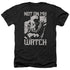 BATMAN/WATCH - ADULT HEATHER - BLACK