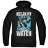 BATMAN/NOT ON MY WATCH - ADULT PULLOVER HOODIE - BLACK