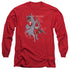 BATMAN/LEAN AND MUSCULAR - L/S ADULT 18/1 - RED