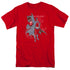 BATMAN/LEAN AND MUSCULAR - S/S ADULT 18/1 - RED