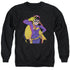 BATMAN/BATGIRL MOVES - ADULT CREWNECK SWEATSHIRT - BLACK