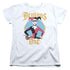 BATMAN/DEVIOUS ONE - S/S WOMENS TEE - WHITE