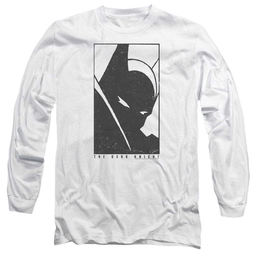 BATMAN/AN ICON - L/S ADULT 18/1 - WHITE