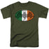 BATMAN/IRISH CELTIC SYMBOL - S/S ADULT 18/1 - MILITARY GREEN