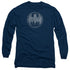 BATMAN/STARRY NIGHT SHIELD - L/S ADULT 18/1 - NAVY