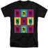 BATMAN/WARHOL BATMAN - S/S ADULT TALL 18/1 - BLACK