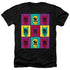 BATMAN/WARHOL BATMAN - ADULT HEATHER - BLACK