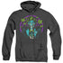 BATMAN/HAHAHA - ADULT HEATHER HOODIE - BLACK
