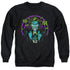 BATMAN/HAHAHA - ADULT CREWNECK SWEATSHIRT - BLACK