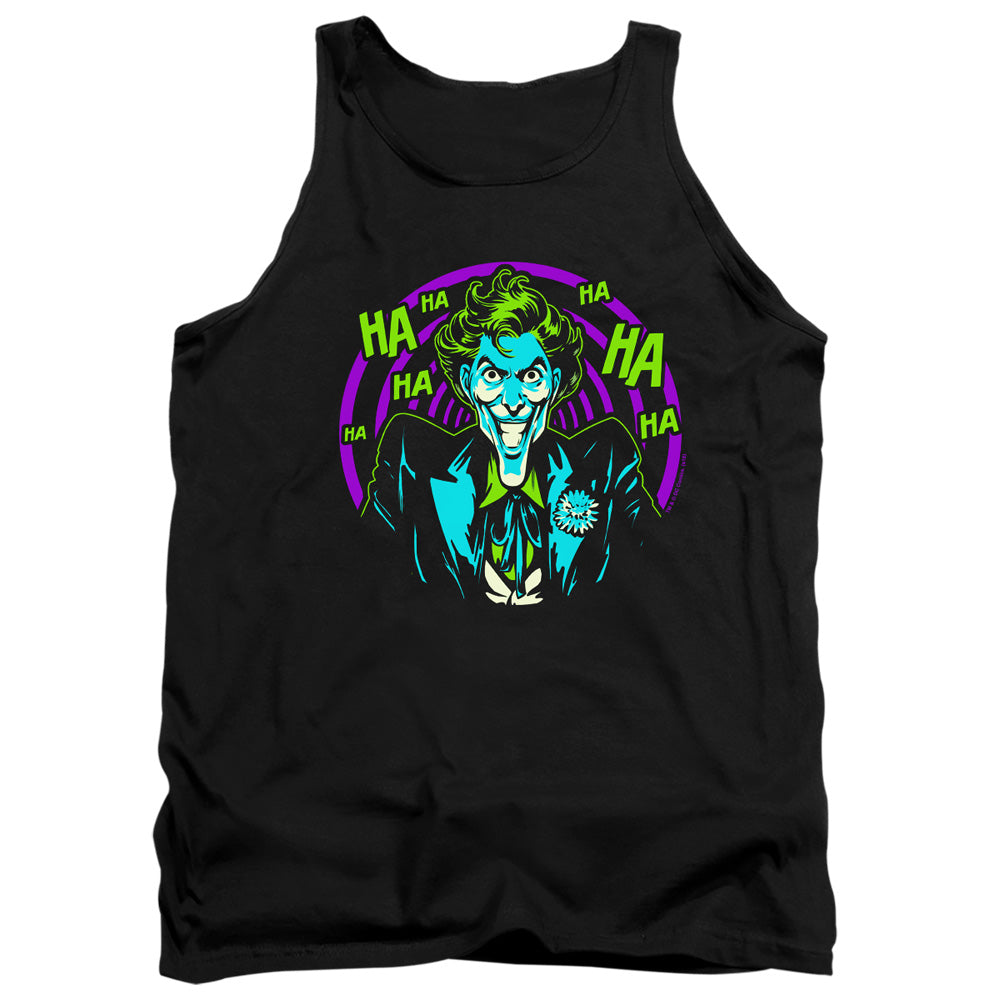 BATMAN/HAHAHA - ADULT TANK - BLACK