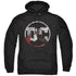BATMAN/DC LOGO HARLEY - ADULT PULLOVER HOODIE - BLACK