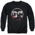 BATMAN/DC LOGO HARLEY - ADULT CREWNECK SWEATSHIRT - BLACK