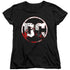 BATMAN/DC LOGO HARLEY - S/S WOMENS TEE - BLACK