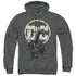 BATMAN/BATMAN DC - ADULT PULLOVER HOODIE - CHARCOAL
