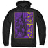 BATMAN/BIG FRAMED KANJI - ADULT PULLOVER HOODIE - BLACK