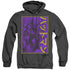 BATMAN/BIG FRAMED KANJI - ADULT HEATHER HOODIE - BLACK