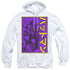 BATMAN/BIG FRAMED KANJI - ADULT PULLOVER HOODIE - WHITE