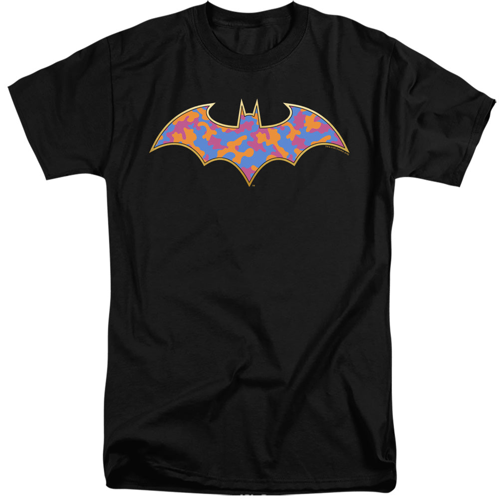 BATMAN/GOLD CAMO - S/S ADULT TALL 18/1 - BLACK