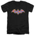 BATMAN/GOLD CAMO - S/S ADULT V-NECK 30/1 - BLACK