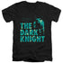 BATMAN/CUTTING PATTERN - S/S ADULT V-NECK 30/1 - BLACK