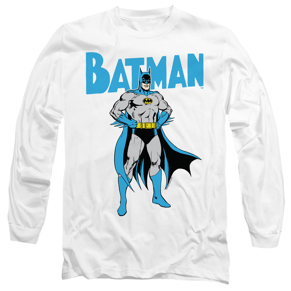 BATMAN/STANCE - L/S ADULT 18/1 - WHITE