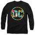 BATMAN/80S BAT LOGO - L/S ADULT 18/1 - BLACK