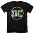 BATMAN/80S BAT LOGO - ADULT HEATHER - BLACK