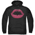 BATMAN/BAT KISS - ADULT PULLOVER HOODIE - BLACK