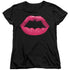 BATMAN/BAT KISS - S/S WOMENS TEE - BLACK