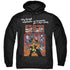 BATMAN/EXPLODE - ADULT PULLOVER HOODIE - BLACK