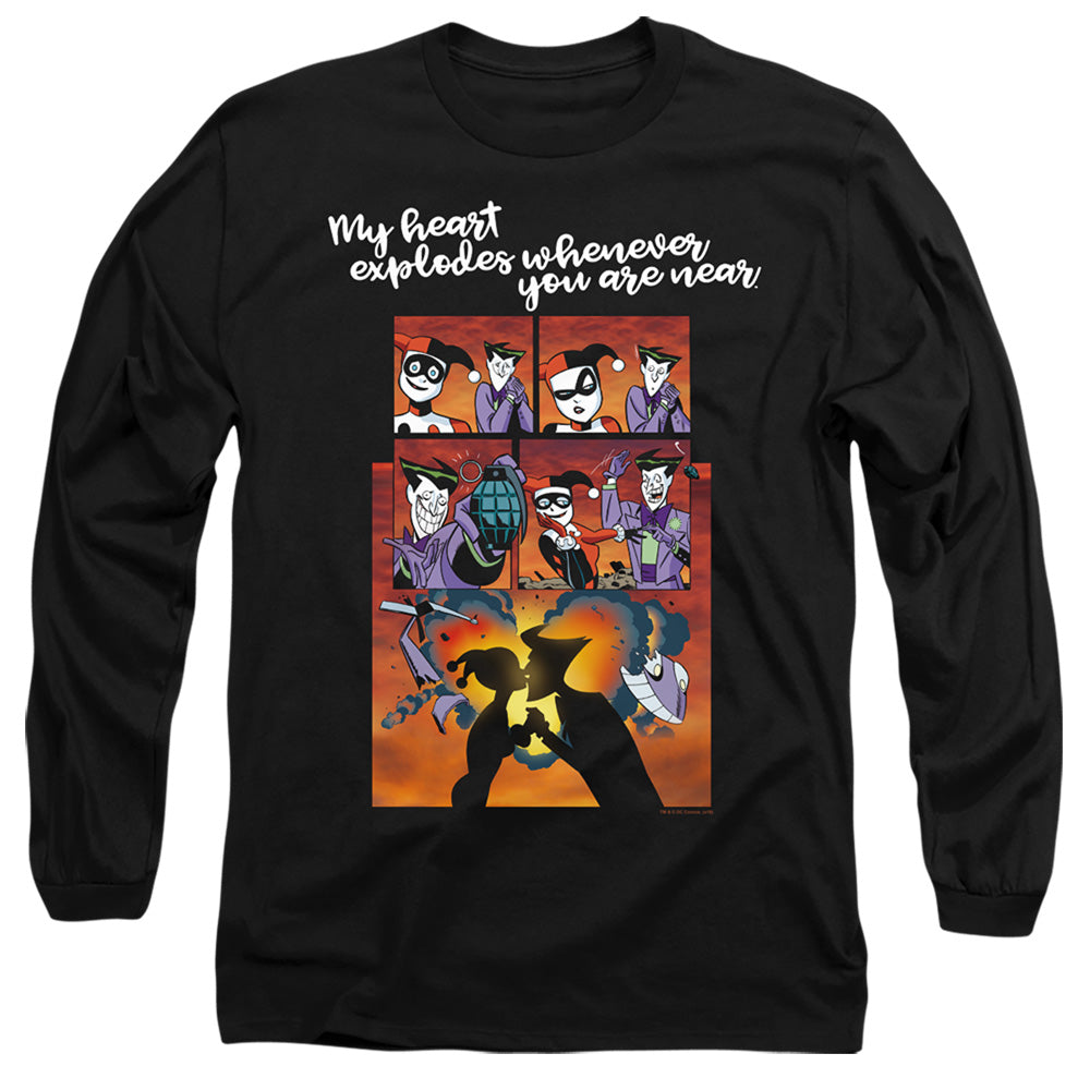 BATMAN/EXPLODE - L/S ADULT 18/1 - BLACK