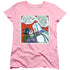 BATMAN/JAIL CELL - S/S WOMENS TEE - PINK