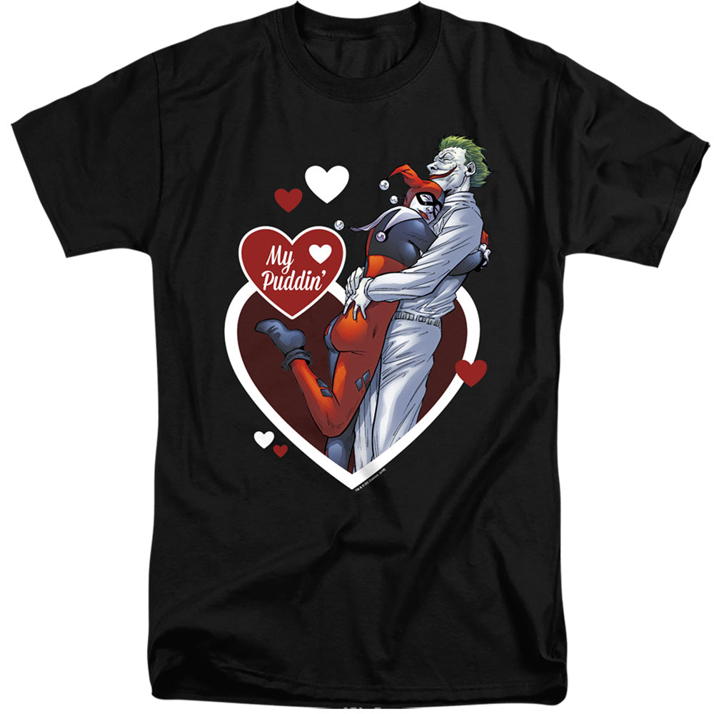 BATMAN/MY PUDDIN - S/S ADULT TALL 18/1 - BLACK
